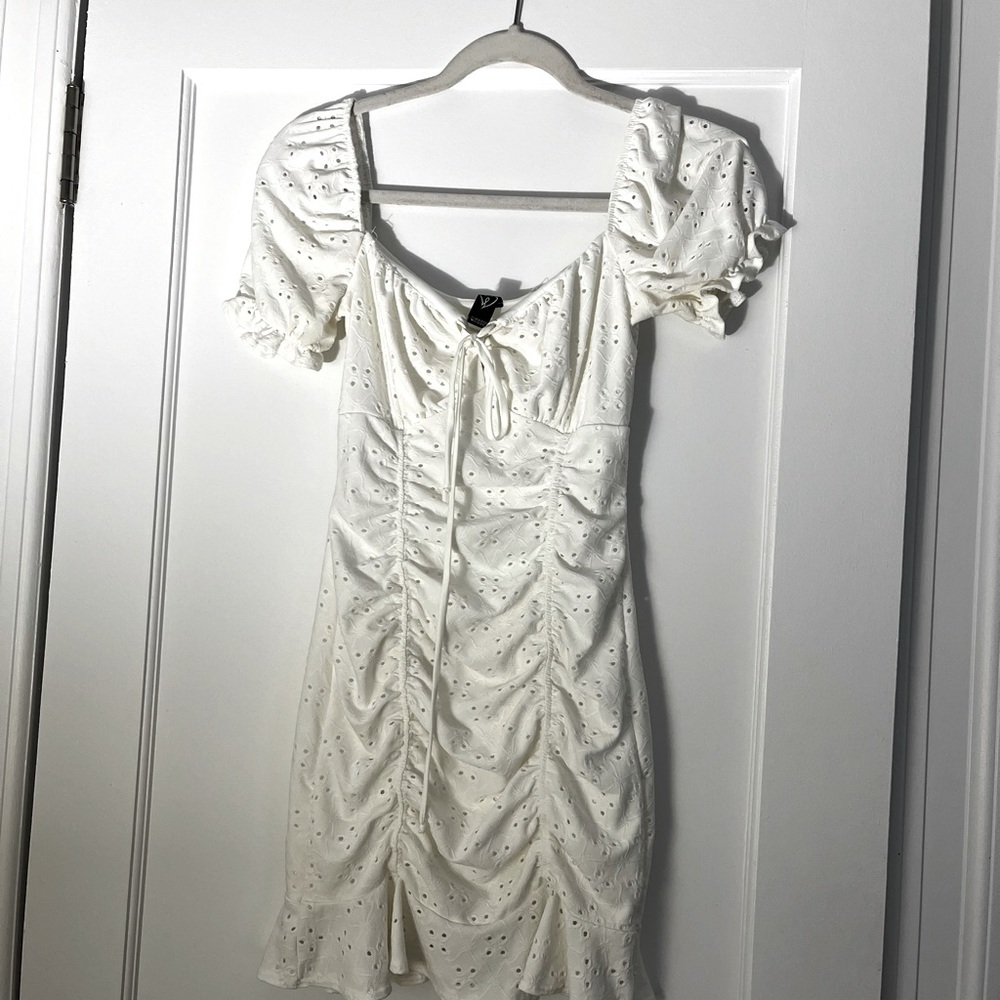 NWOT White Lace Mini Dress